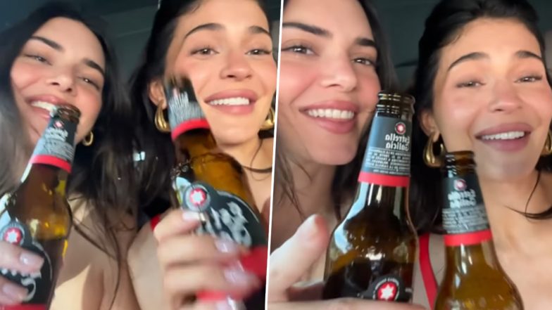 Kylie and Kendall Jenner Enjoy Beers and Belt Out Billie Eilish’s ‘L’Amour de Ma Vie’ in Joyful Car Karaoke (Watch Video)