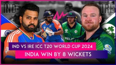 IND vs IRE ICC T20 World Cup 2024 Stat Highlights: Hardik Pandya, Rohit Sharma, Jasprit Bumrah Power India To Victory