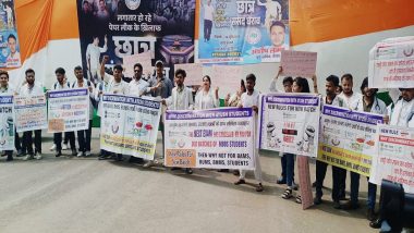 NEET UG Paper Leak Controversy: Indefinite Sit-In by Students Enter Third Day at Jantar Mantar, Agitation Against NTA Continues