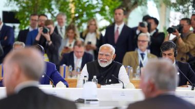 G7 Summit 2024: It Is Our Resolve to Build Developed India by 2047, Says PM Narendra Modi While Addressing G7 Outreach Session