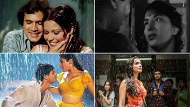 Monsoon Special Bollywood Songs: From ‘Pyaar Hua Ikrar Hua’ to ‘Tip Tip Barsa Paani,’ Iconic Melodies to Enjoy the Magic of Rain (Watch Videos)