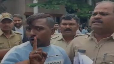 Karnataka: Gangster Who Had Threatened Nitin Gadkari, Thrashed After Raising Pro-Pakistan Slogans Inside Premises of Court in Belagavi