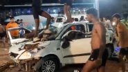 Muzaffarnagar: Kanwariyas Vandalise Car, Thrash Occupants Over Suspicion of Desecration of Kanwar; UP Police Deny Desecration Claim (Watch Video)