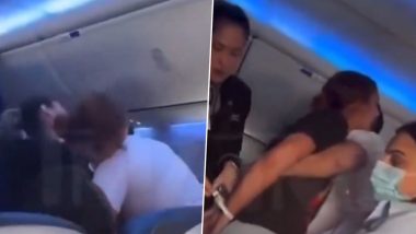 United Airlines Passenger Bites Flight Attendant During Mid-Flight Meltdown, Video Goes Viral