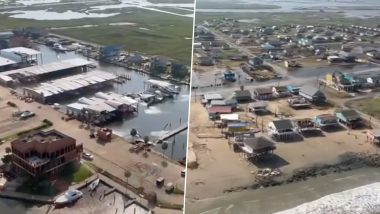 Beryl Aftermath: Hurricane Hammers Houston in US, Causes Power Outages, Bringing Life to Standstill in Scorching Heat (Watch Videos)