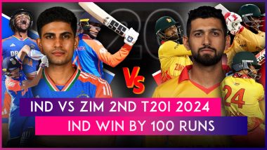 IND vs ZIM 2nd T20I 2024 Stat Highlights: Abhishek Sharma Century Helps India Win by 100 Runs, Level Series 1–1