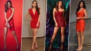 Ananya Panday, Katrina Kaif & Others Slaying in Little Red Dress! View Pics