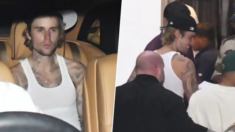 Justin Bieber Heads Back Home Post Performing at Anant Ambani and Radhika Merchant's Sangeet Ceremony in Mumbai (Watch Video)