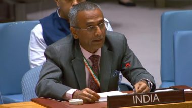 Israel-Hamas Conflict: India at UN Reiterates Its Call for Immediate Ceasefire in Gaza Strip, Urges for Unconditional Release of Hostages