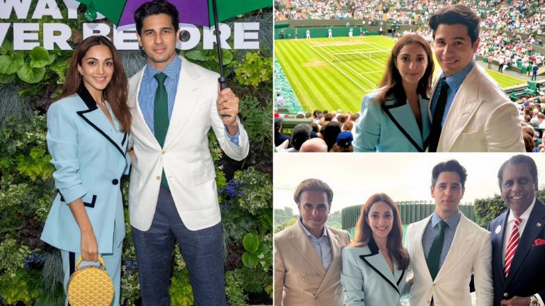 Wimbledon 2024: Sidharth Malhotra Drops Vibrant Pictures With Wife Kiara Advani From Men’s Quarter-Final Match, Actor Calls It ‘A Day To Remember’