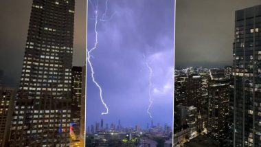 Tornadoes in Chicago: Viral Videos Take Over X Showing Gloomy Weather in the US City Amid Thunderstorms and Tornado Sirens