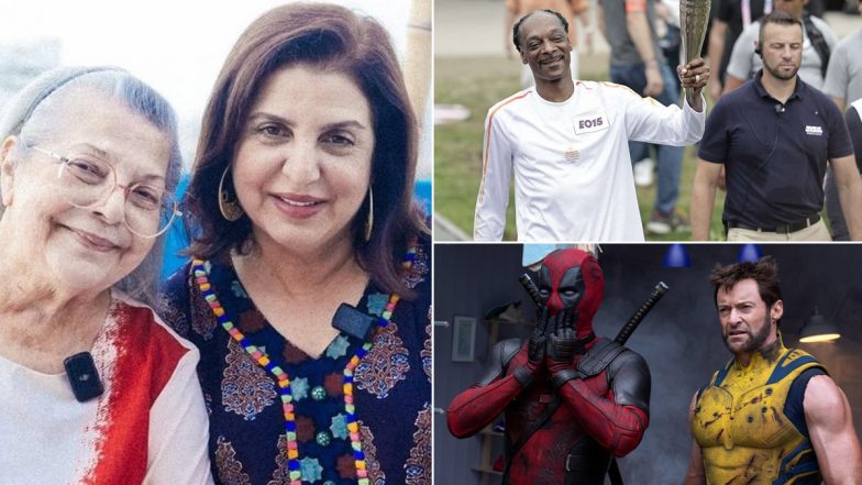 Entertainment News Roundup: &lsquo;Deadpool &amp; Wolverine&rsquo; Released; Snoop Dogg Kickstarts 2024 Paris Olympics; Farah Khan&rsquo;s Mother Menka Irani Dies at 79 and More