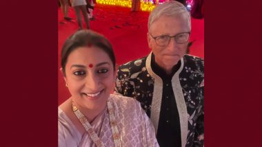 ‘Kyunki Bill Bhi Kabhi Baarati Tha’: Smriti Irani Posts Pic With Bill Gates