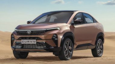 Tata Curvv Launch Live Streaming: Watch Online Telecast of Launch of New Tata Curvv Petrol, Diesel and Electric Versions, Know Specifications, Price and Other Details