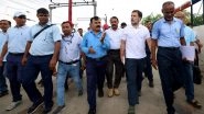 Rahul Gandhi Meets Indian Railways Loco Pilots in Delhi, They Complain of &lsquo;Inadequate Rest Due to Understaffing&rsquo; (See Pics)