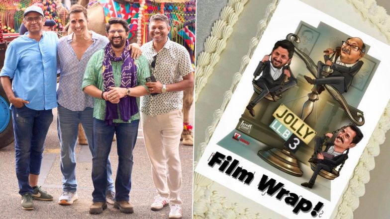 ‘Jolly LLB 3’: Akshay Kumar and Arshad Warsi Wrap Filming for Their Upcoming Comedy Film; Makers Drop BTS Photos