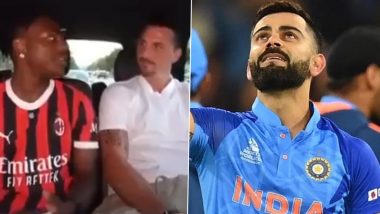 IshowSpeed Introduces Virat Kohli to Footballer Zlatan Ibrahimovic, Calls Indian Cricketer GOAT (Watch Video)