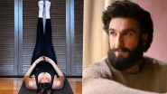 Deepika Padukone Shows Off Baby Bump While Performing Yoga; Hubby Ranveer Singh Reacts (View Pic)