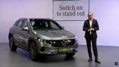 Mercedes-Benz EQA 250+ SUV Launched in India: Check Price, Specifications and Features of All-Electric Luxury Car From Mercedes-Benz India