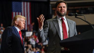 US Presidential Elections 2024: Donald Trump Picks for Vice President, Selects Former Critic JD Vance As Running Mate