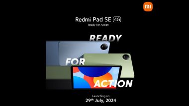 Redmi Pad SE 4G Launch Confirmed on July 29; Check Details of Upcoming Redmi Tablet Featuring New Design