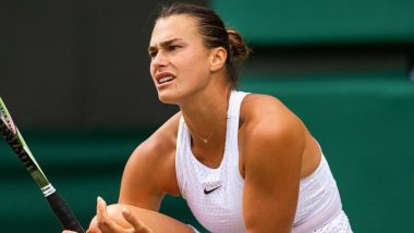 Wimbledon 2024: Aryna Sabalenka Withdraws From Tennis Tournament With Shoulder Injury; Erika Andreeva To Replace Her in Main Draw