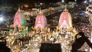 Niladri Bije 2024 Date, History and Rituals: Know Significance of &lsquo;Rasagola Dibasa,&rsquo; the Homecoming Ceremony of Lord Jagannath, Lord Balabhadra and Devi Subhadra