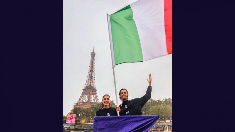 Italy High Jumper Gianmarco Tamberi Apologises to Wife After Losing His Wedding Ring in Seine River During Paris Olympics 2024 Opening Ceremony