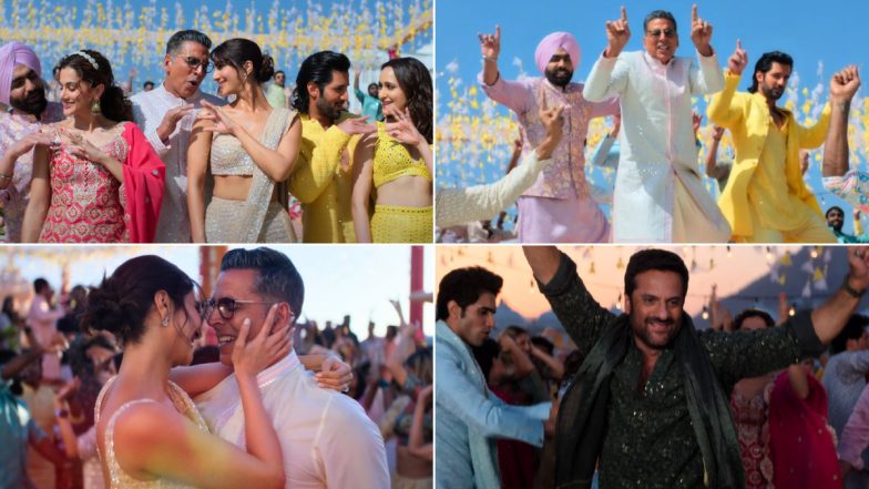 ‘Khel Khel Mein’ Song ‘Hauli Hauli’: Akshay Kumar and Fardeen Khan Add a ‘Heyy Babyy’ Touch to This Groovy Punjabi Track by Yo Yo Honey Singh! (Watch Video)