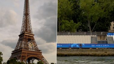 Paris Olympics 2024: 100 Boats To Carry Over 10,000 Athletes Along Seine River During Parade at Opening Ceremony