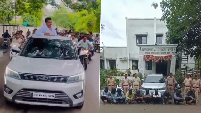 Nashik Gangster ‘Bhau’ Arrested Again Day After His Release From Jail for Making ‘Comeback’ Reel With Supporters (Watch Video)