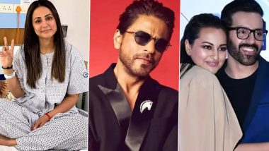 Entertainment News Roundup: Hina Khan's Video From First Chemo Session; Shah Rukh Khan to Be Honoured With Pardo alla Carriera; Luv Sinha Reveals Why He Skipped Sonakshi Sinha's Wedding and More