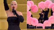 Lady Gaga Kicks Off Paris Olympics 2024 With Her Seine-Sational Performance! (Watch Video)