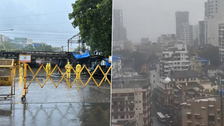 Mumbai Rains: Netizens Report Severe Waterlogging and Traffic Disruptions by Overnight Downpour Across City (See Pics and Videos)