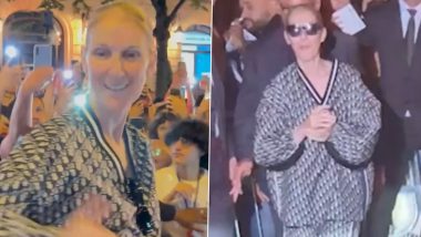 Celine Dion Greets Fans Outside Her Paris Hotel Ahead of Rumoured Performance at 2024 Paris Olympics; Video Goes Viral – WATCH