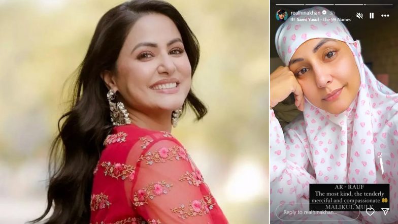 Hina Khan Finds Solace in Allah, Shares Photo in Burqa Amid Breast Cancer Treatment