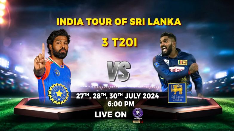 India vs Sri Lanka 2024 T20I Series Live Telecast Will Be Available on DD Bharati, Series Starts on July 27