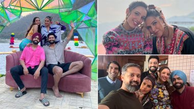 ‘Bad Newz’: Neha Dhupia Offers Sneak Peek Into ‘Many Moods’ With Vicky Kaushal, Tripiti Dimri and Ammy Virk in These BTS Clicks