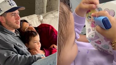 Priyanka Chopra Drops Cute Video of Daughter Malti Marie Humming As She Gets Ready for 'The Bluff' Shoot – WATCH