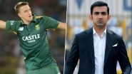 Gautam Gambhir Approaches BCCI for Morne Morkel&rsquo;s Appointment As Team India Bowling Coach: Report