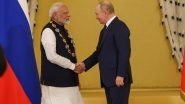 PM Narendra Modi Thanks Russia for Conferring Upon Him Highest Civilian Honour &lsquo;Order of St Andrew the Apostle&rsquo;, Dedicates Award to &lsquo;Fellow 140 Crore Indians&rsquo;