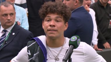 Ben Shelton Wins Another Five-Setter To Match His Dad’s Achievement at Wimbledon 2024, Says ‘We Are Back; Big Dog’ (Watch Video)