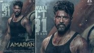 &lsquo;Amaran&rsquo; Release Date: Sivakarthikeyan&rsquo;s Major Mukund Vardarajan Biopic Co-Starring Sai Pallavi To Arrive in the Theatres on THIS Date (View Poster)