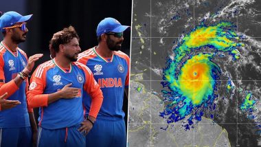 What is Hurricane Beryl? How is This Natural Calamity Holding Back Indian Cricket Team at Barbados? Know Its Severity and T20 World Cup 2024 Winning Indian Cricket Team Possible Return Dates