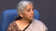 Union Budget 2024: Finance Minister Nirmala Sitharaman Justifies 12.5% Tax on Long-Term Capital Gains (Watch Video)