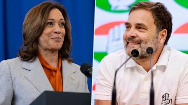 Congress Leader Rahul Gandhi and US Vice President Kamala Harris Speak Over Phone Ahead of US Presidential Elections