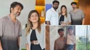&lsquo;Minsara Kanna&rsquo; Reunion! Thalapathy Vijay Meets Rambha and Her Family in Canada; Actress Drops Glimpses From Their Meeting (View Pics)