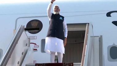 PM Narendra Modi Concludes His Two-Day Russia Visit, Departs for Austria (Watch Video)