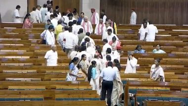 NEET Paper Leak Row: Rahul Gandhi Seeks Discussion on NEET in Lok Sabha, Opposition Walks Out (Watch Video)