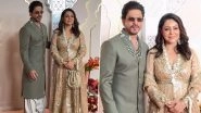 Shah Rukh Khan and Gauri Khan Shine in Regal Attire at Anant Ambani-Radhika Merchant&rsquo;s Wedding (Watch Video)